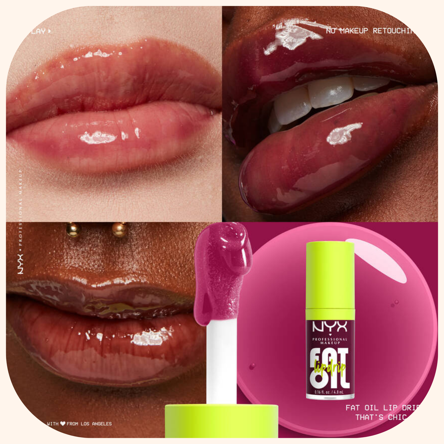 Fat Oil - Huile à lèvre prune