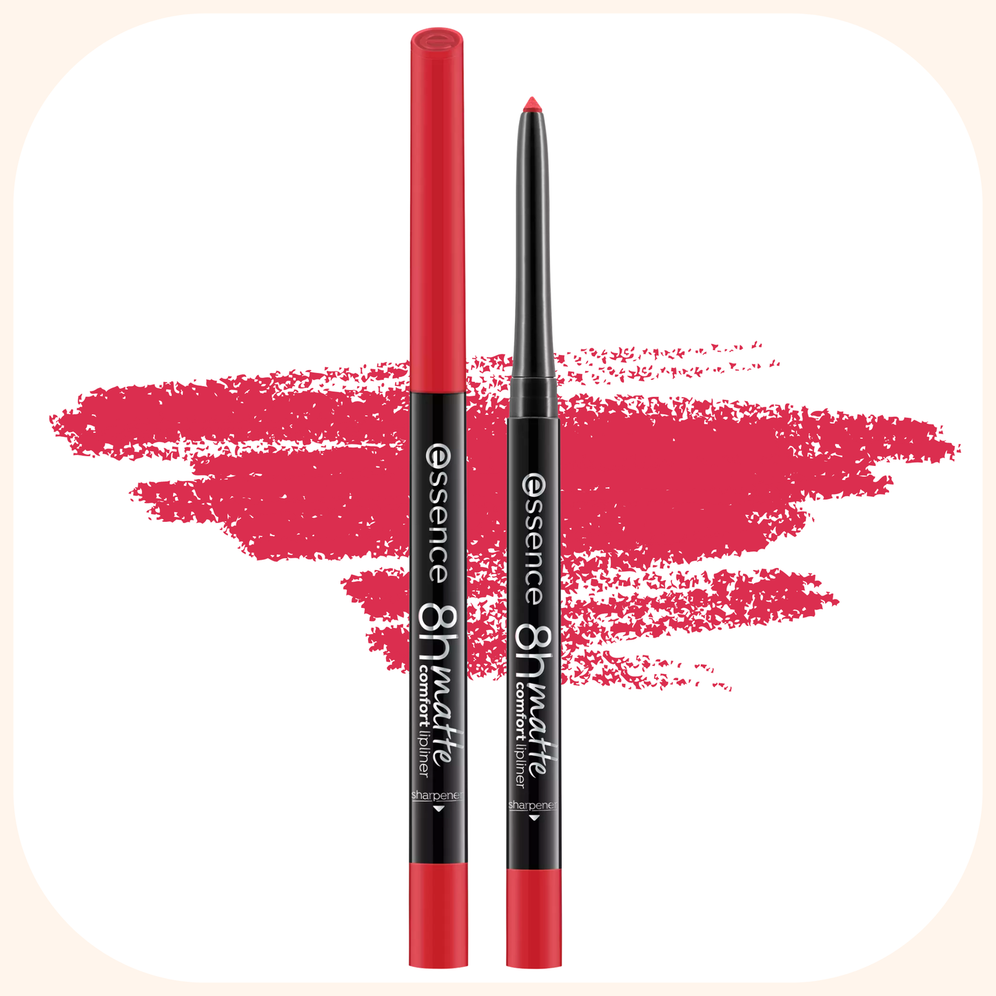8H Matte Comfort - Crayons à lèvre rouge